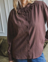 Chemise marron Ayula