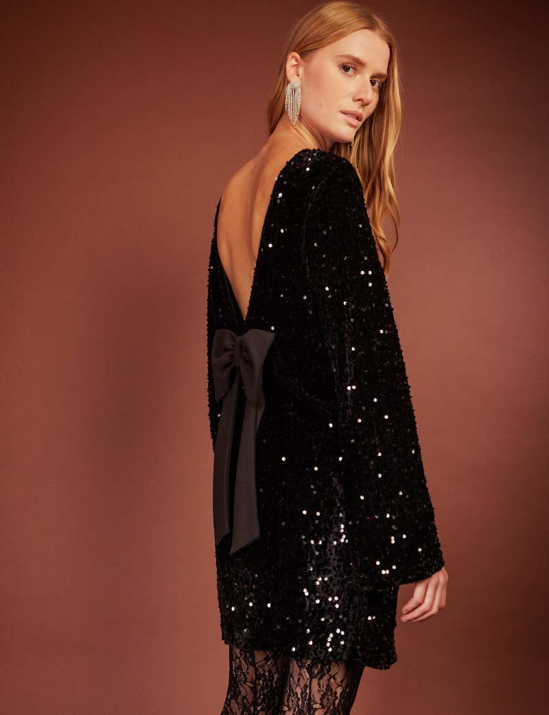 Vestido negro Sublima