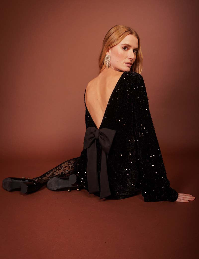 Vestido negro Sublima