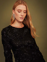 Vestido negro Stelia