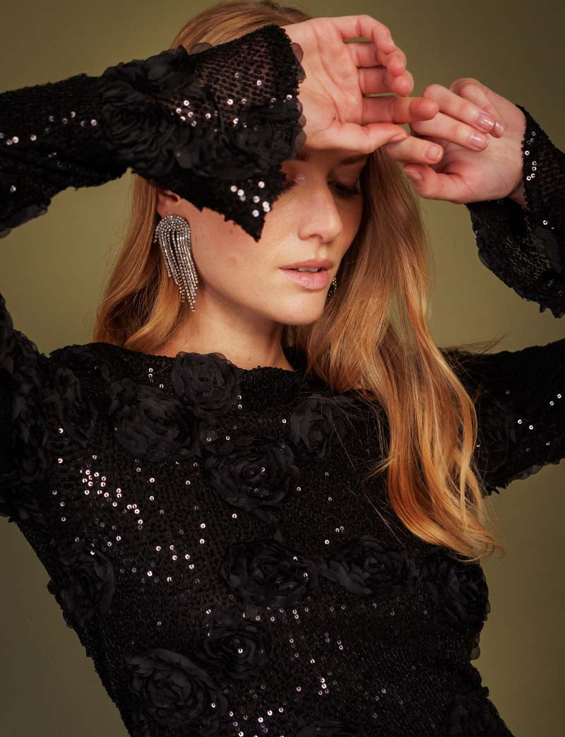 Robe noire Stelia