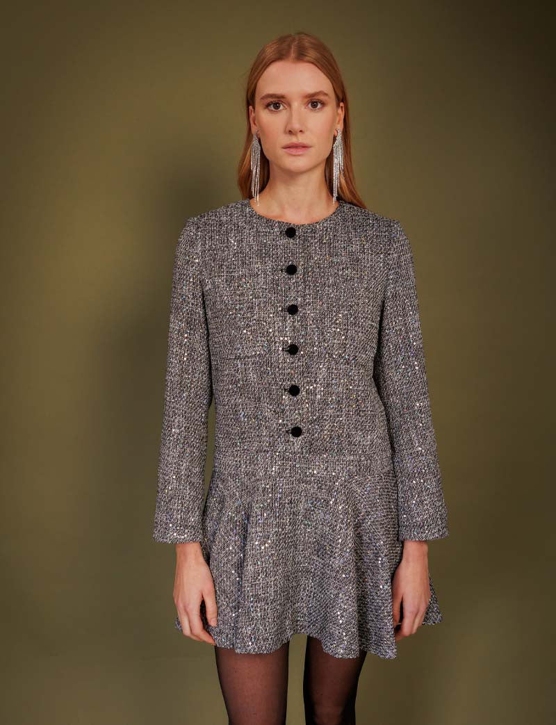 Robe en tweed Mathy