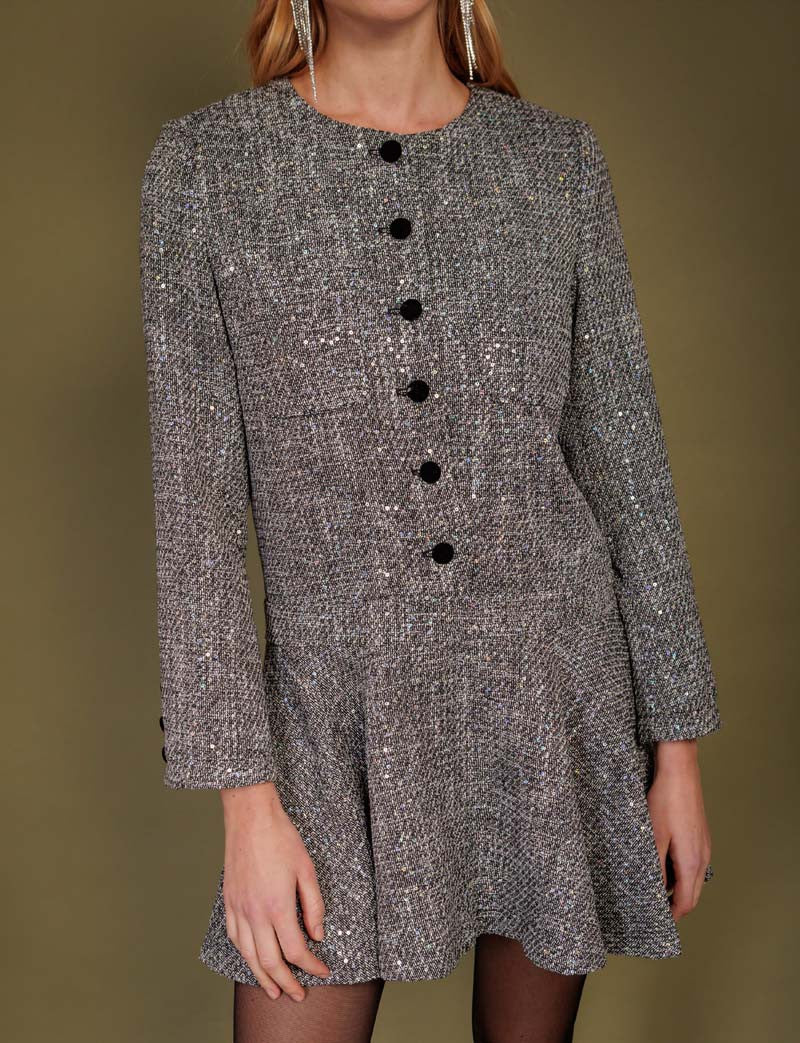 Robe en tweed Mathy