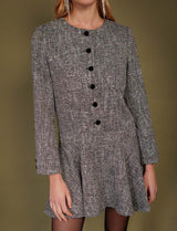 Vestido de tweed Mathy