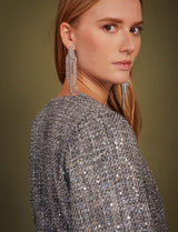 Vestido de tweed Mathy