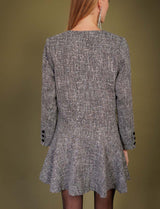 Vestido de tweed Mathy