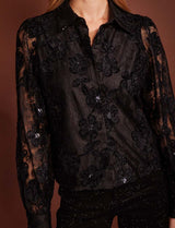 Blusa negra Rubin
