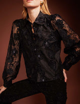 Blusa negra Rubin