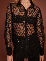 Blusa negra Satiel