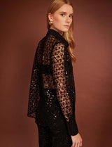 Blusa negra Satiel