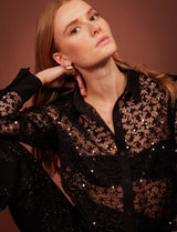 Blusa negra Satiel