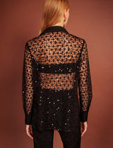 Blusa negra Satiel