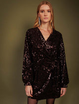 Robe marron Santa