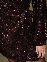 Robe marron Santa