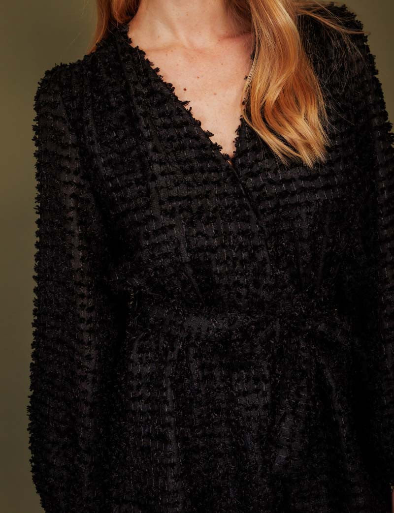 Combishort noir Lioza