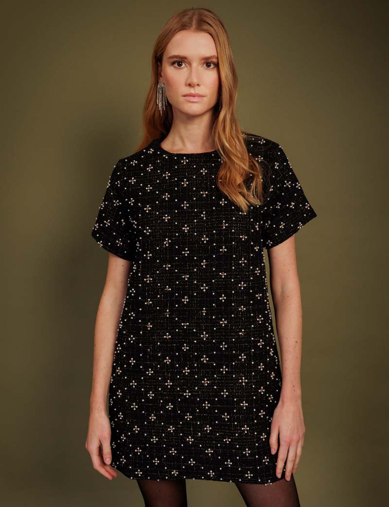 Vestido negro Crista