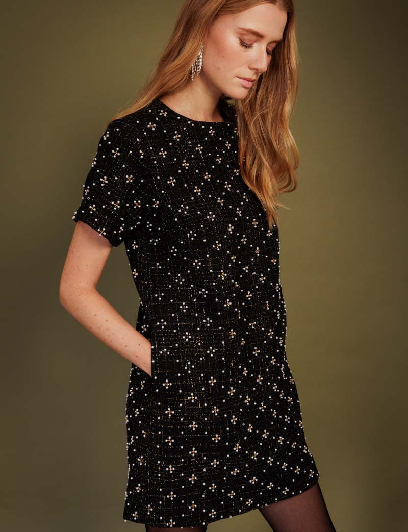 Vestido negro Crista