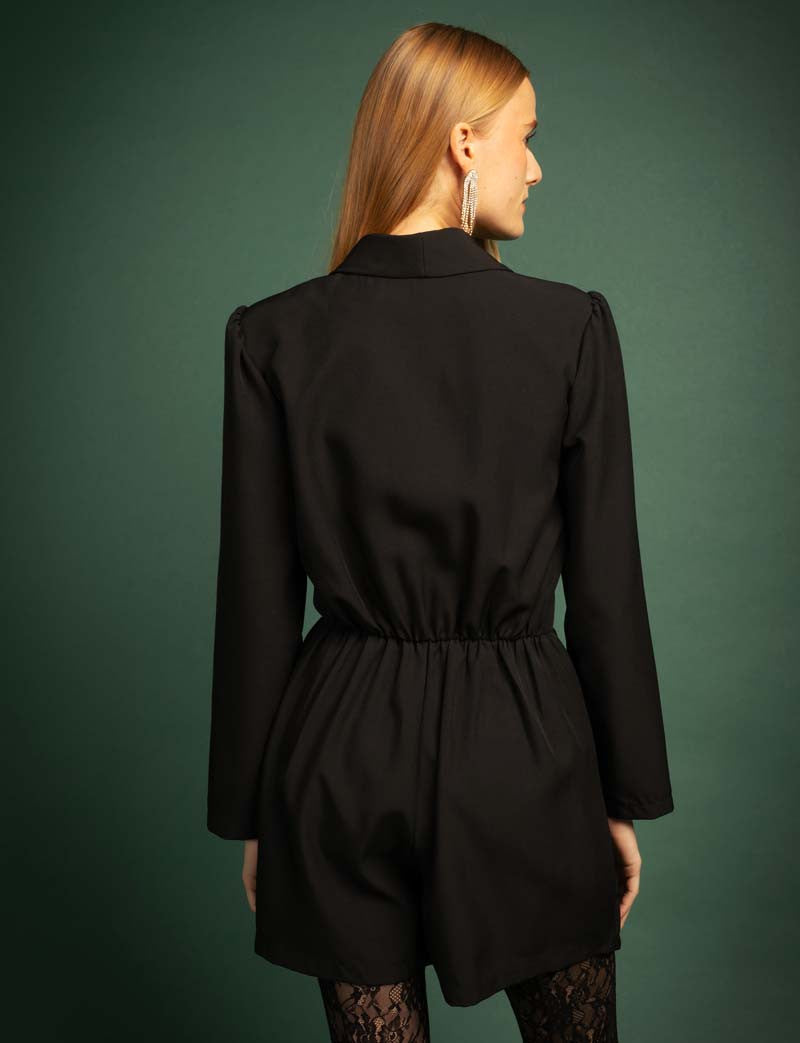 Combishort noir Shaya