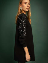 Robe noire & argentée Hazal