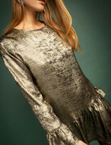 Robe dorée Danielle