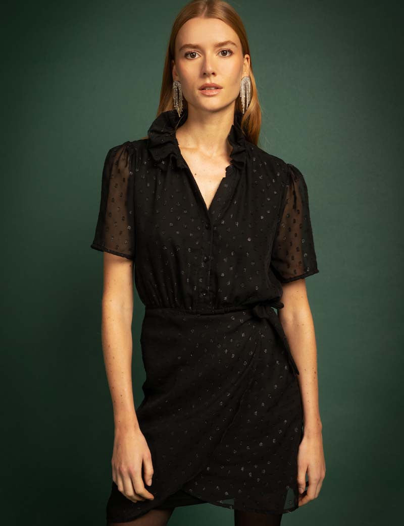 Robe noire Halia
