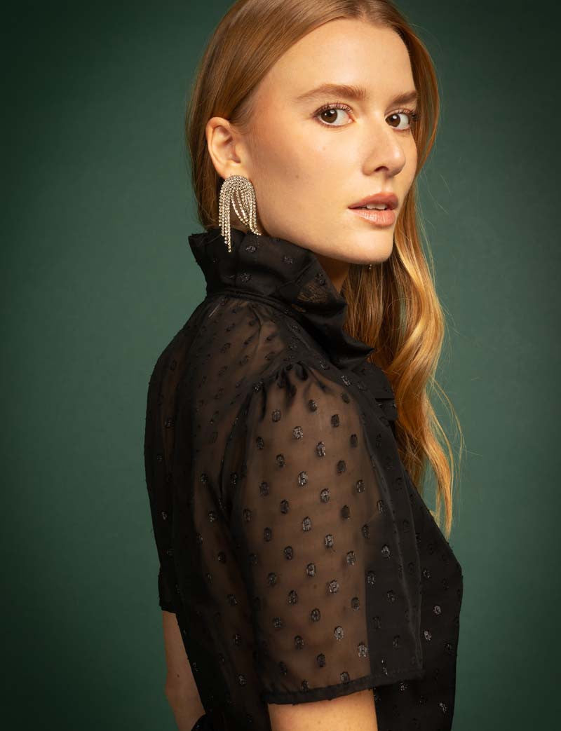 Vestido negro Halia