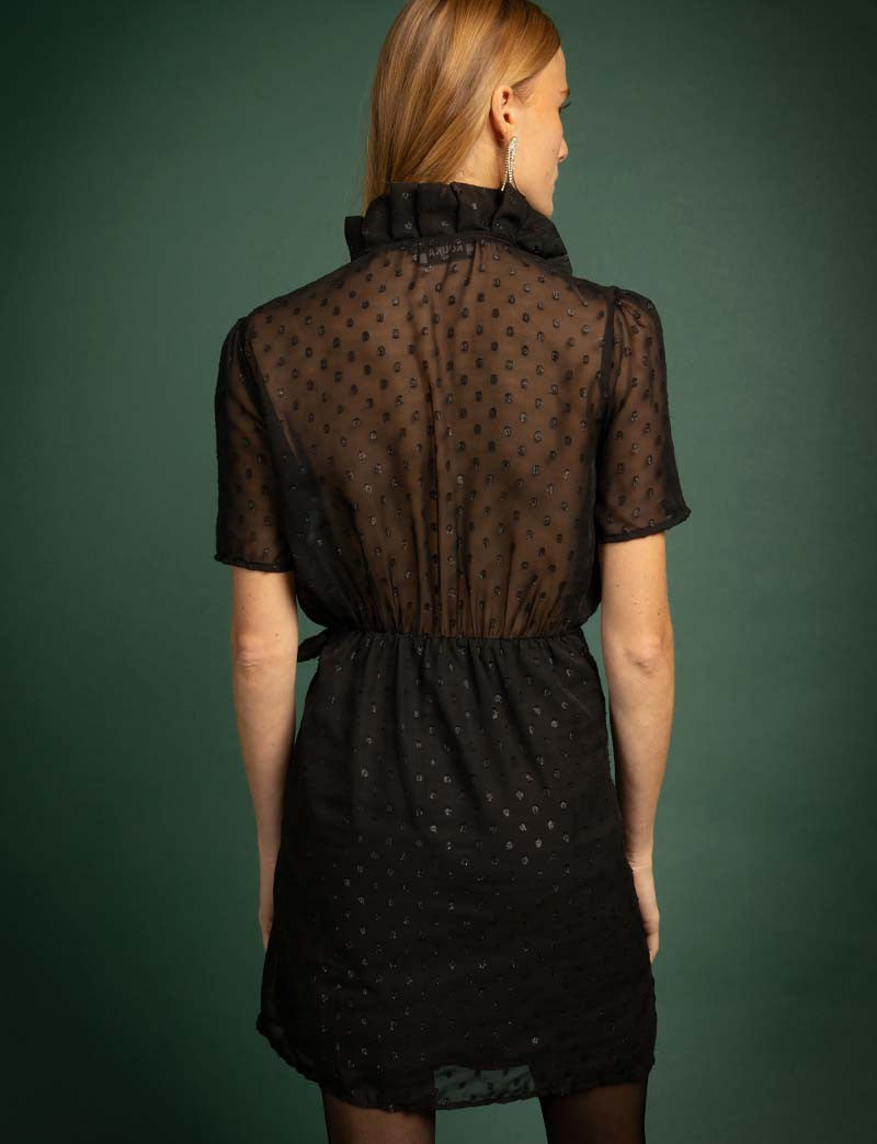 Vestido negro Halia