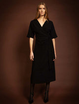 Robe noire irisée Savana