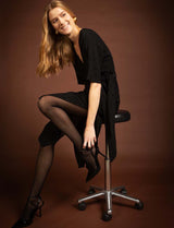 Robe noire irisée Savana