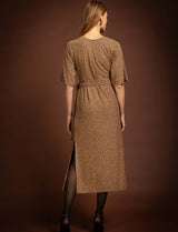 Robe dorée irisée Savana