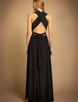 Robe multiposition noire Annabella