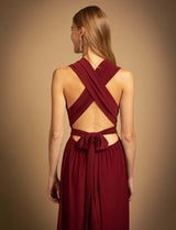 Robe multiposition bordeaux Annabella