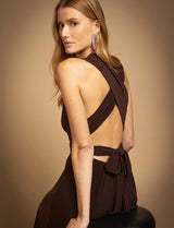 Annabella Brown Multiposition Dress