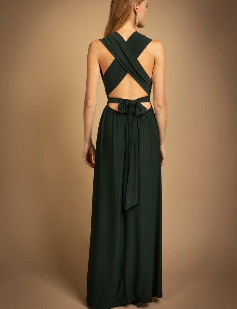 Dark Green Annabella Multi-Position Dress