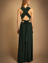 Dark Green Annabella Multi-Position Dress