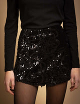 Jupe-short noire Riley