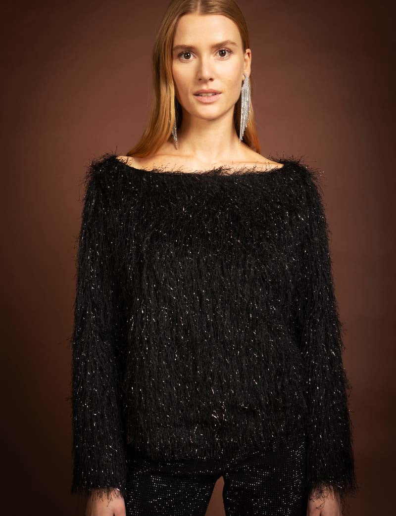 Pull noir Lysor