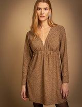 Robe dorée irisée Gabriella