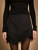 Jupe-short noire Misty