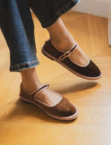 Ballerines marron & rose Nono