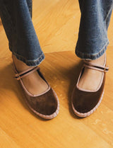 Ballerines marron & rose Nono