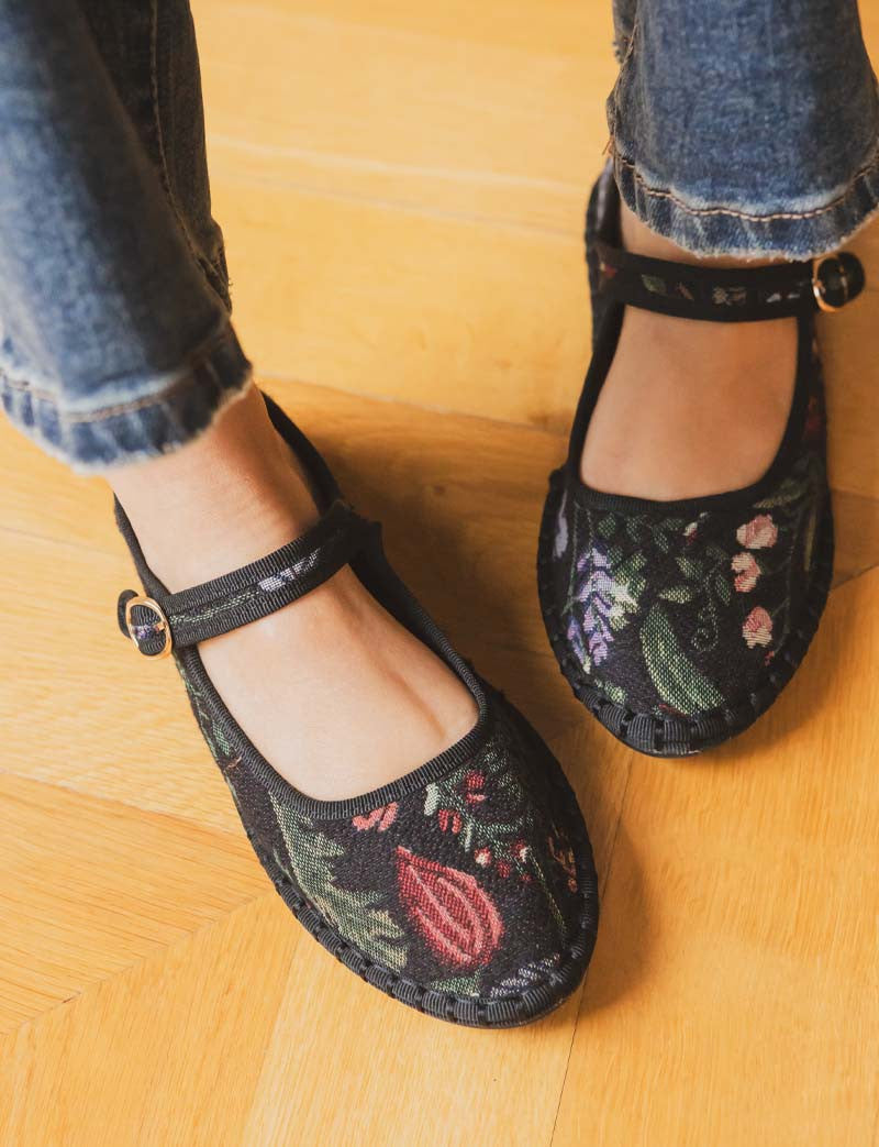 Ballerines fleuries Nono