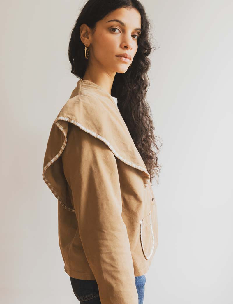 Veste camel Edy