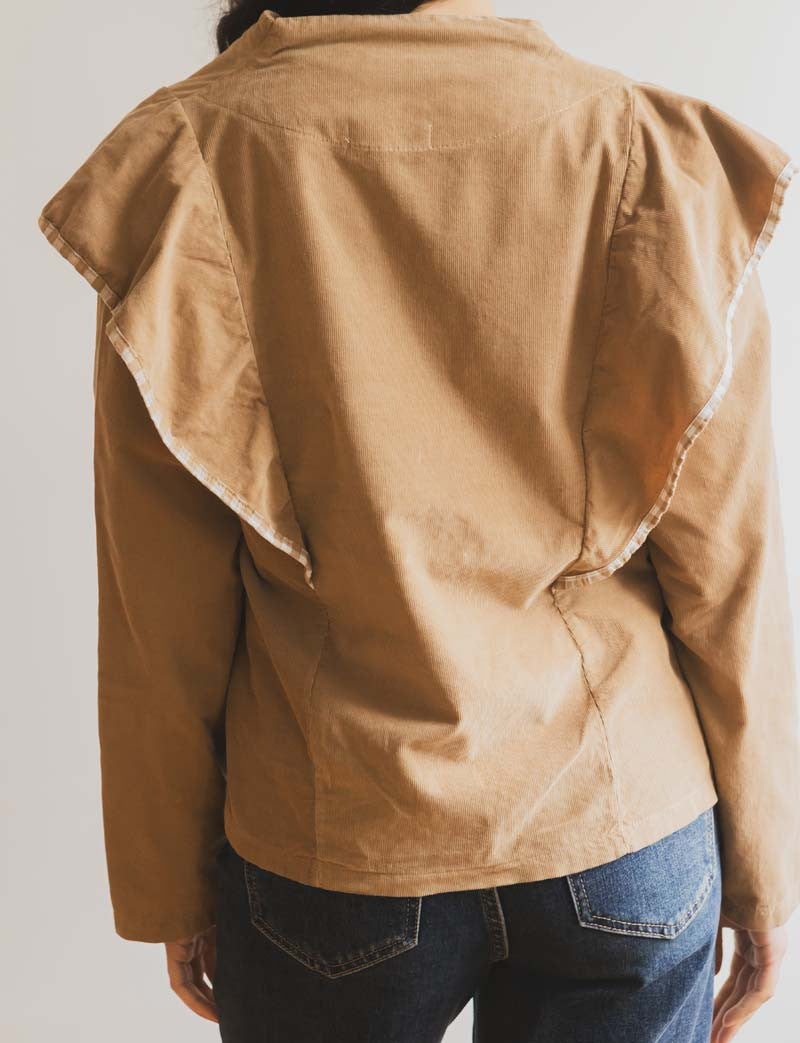 Veste camel Edy
