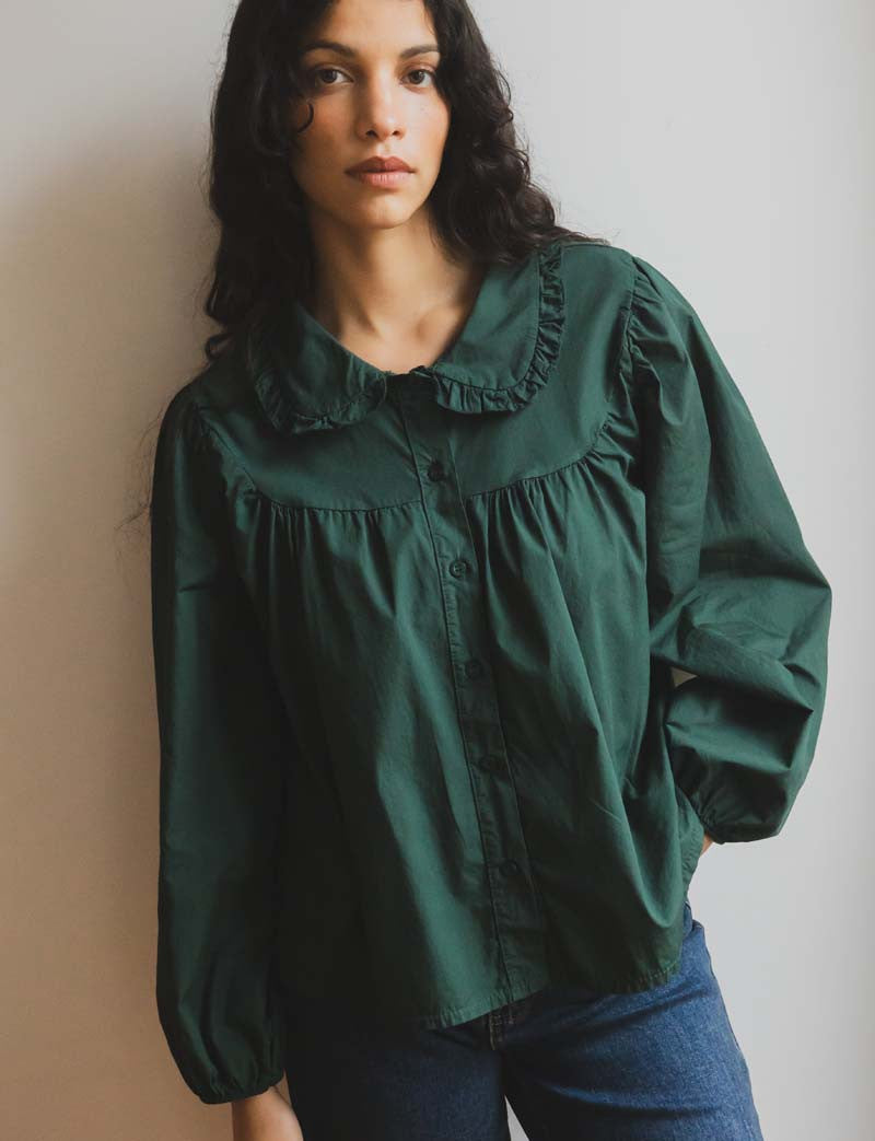 Chemise verte Clo