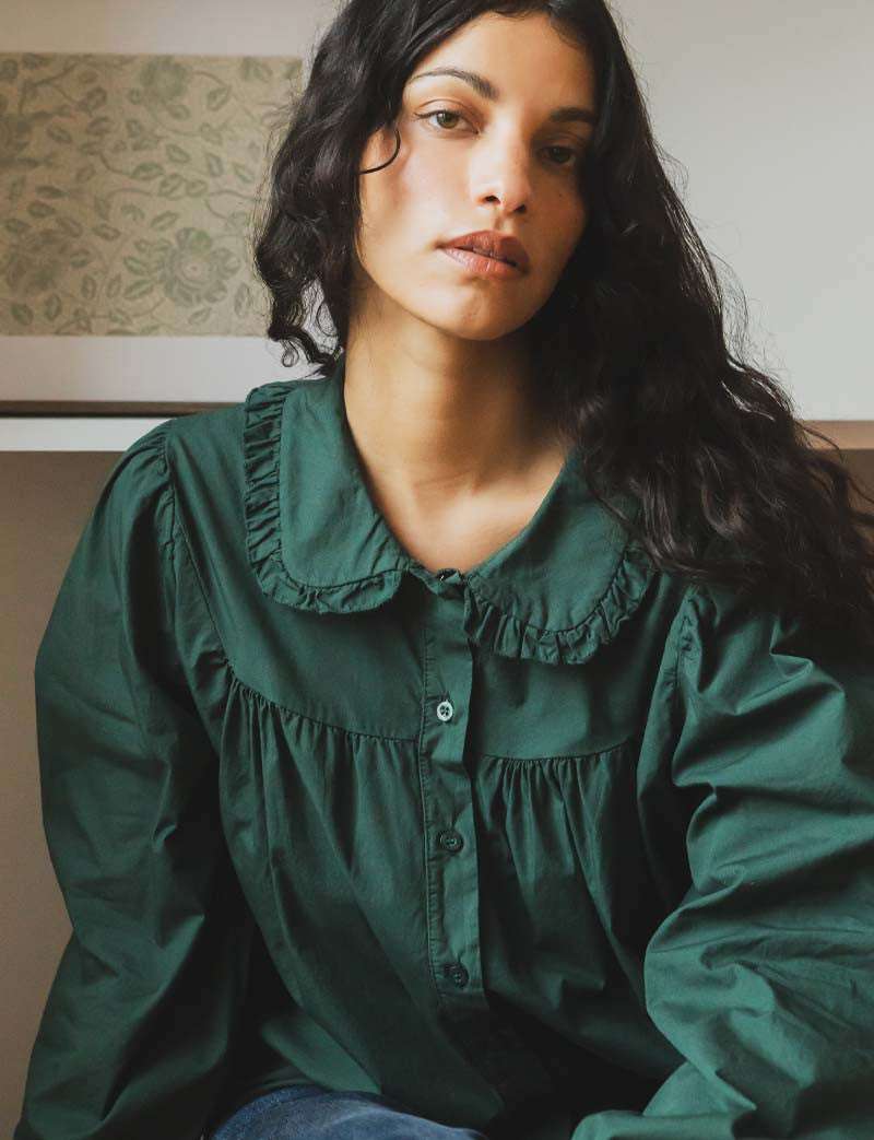 Chemise verte Clo