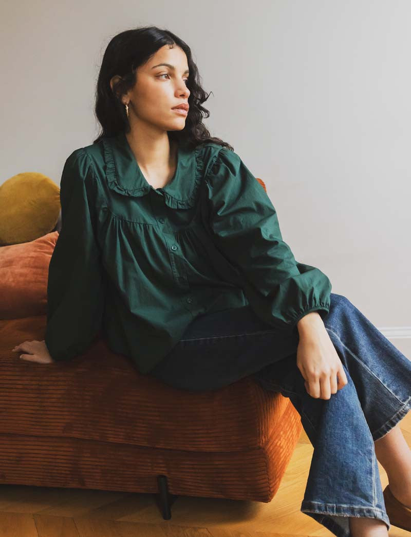 Chemise verte Clo
