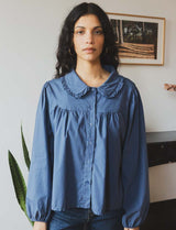 Chemise bleu vintage Clo