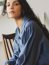 Chemise bleu vintage Clo