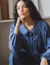 Chemise bleu vintage Clo